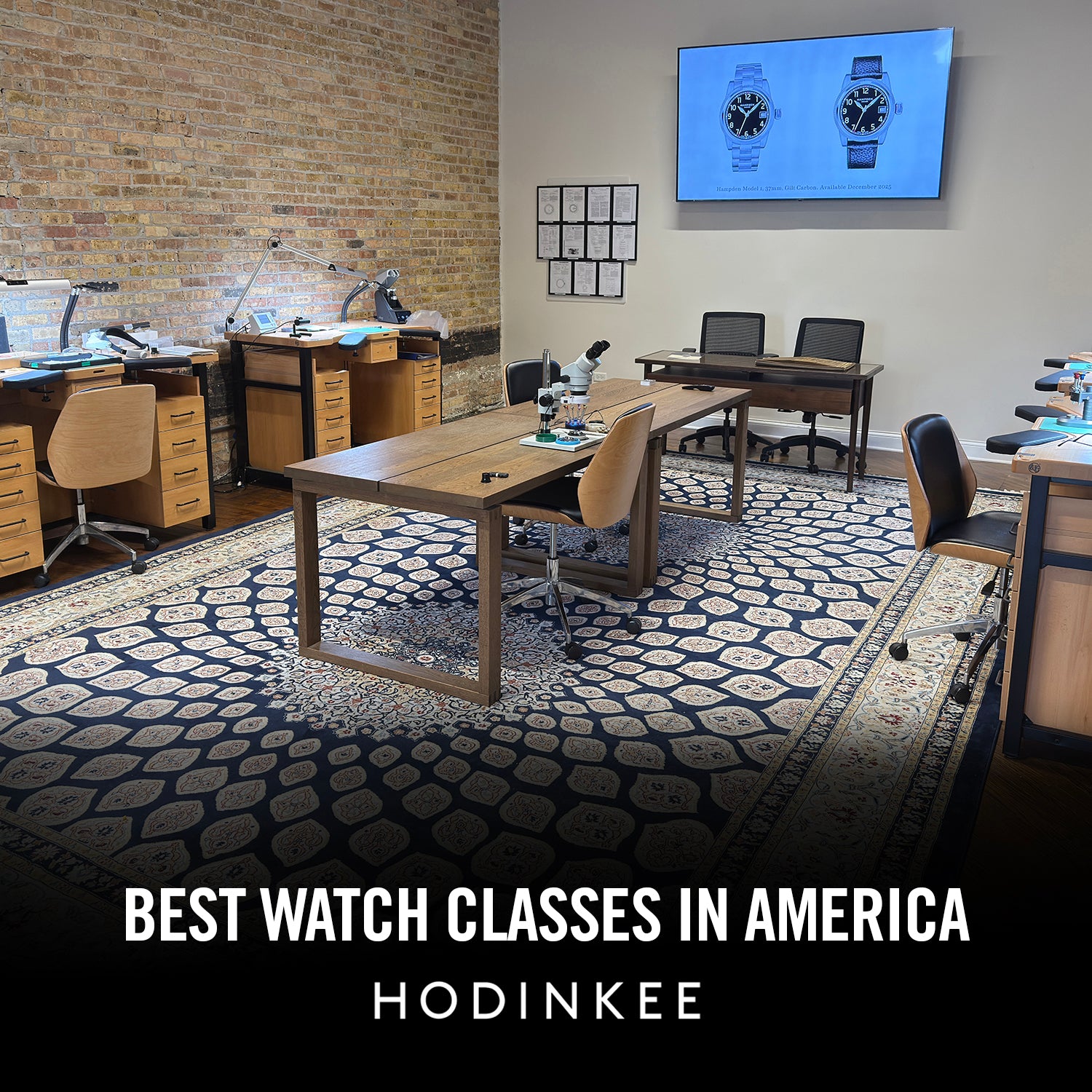 First Hand: A Watchmaking Workshop by Hampden