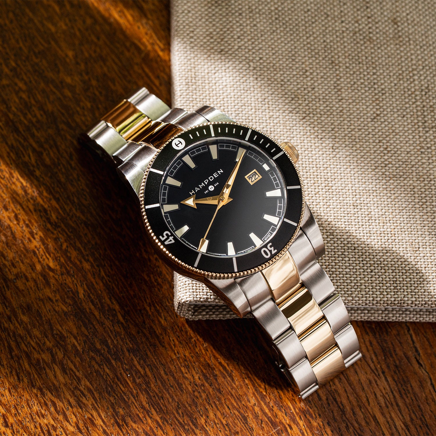 MODEL 3: SANDBURG Carbon 2 Tone Steel