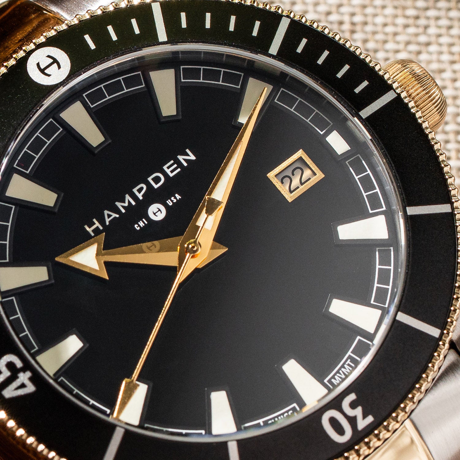 MODEL 3: SANDBURG Carbon 2 Tone Steel