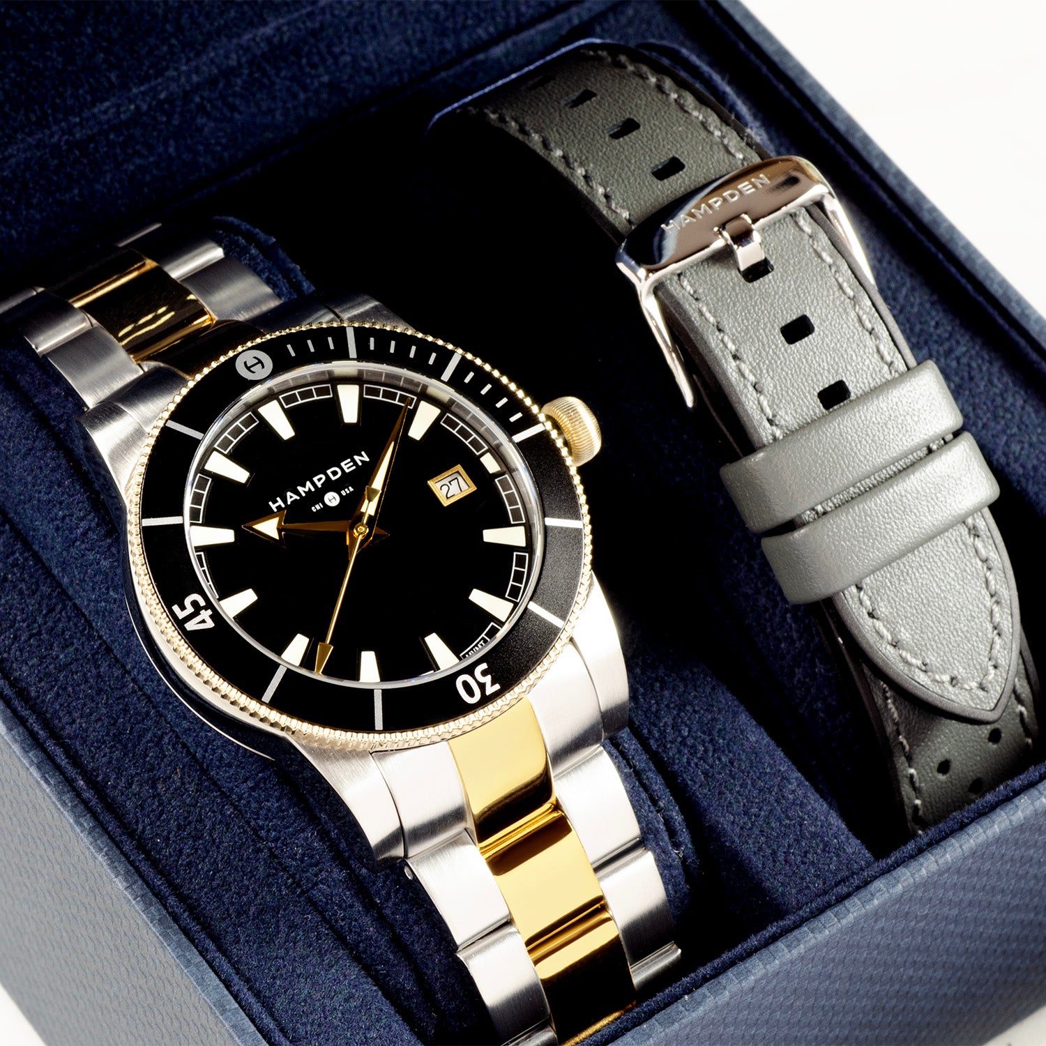 MODEL 3: SANDBURG Carbon 2 Tone Steel