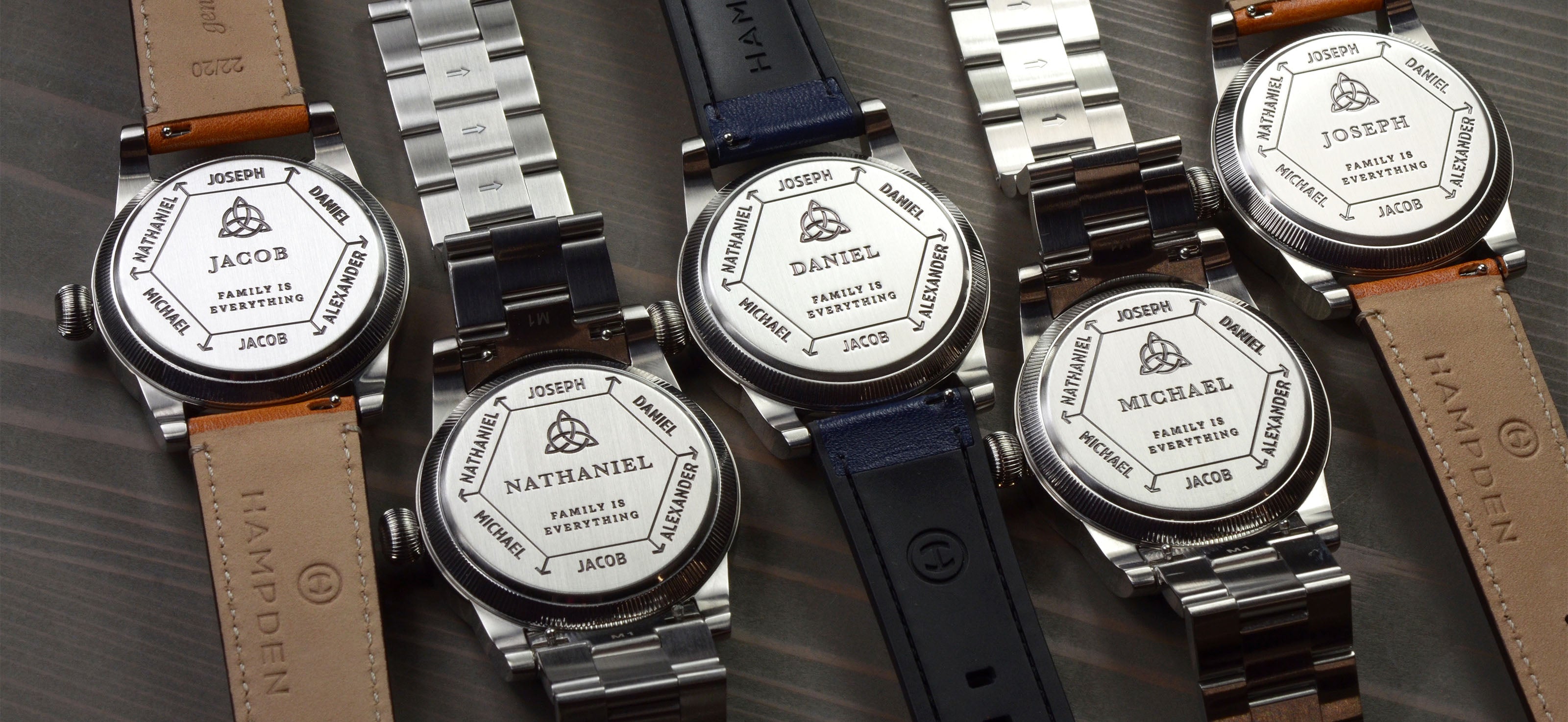 Hampden Watch | Personalized Watches with Custom Caseback Engraving