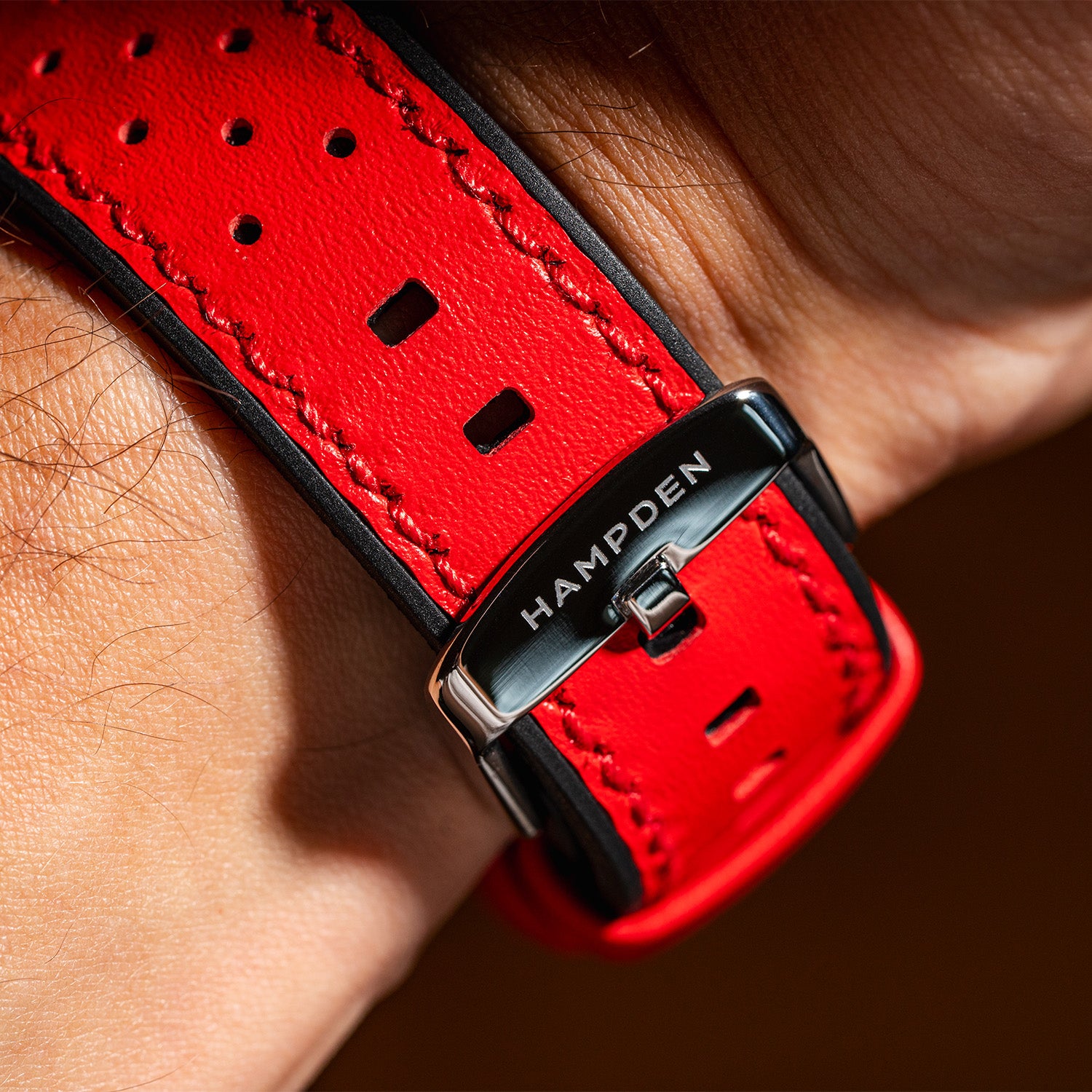 22mm Red Rubber Strap