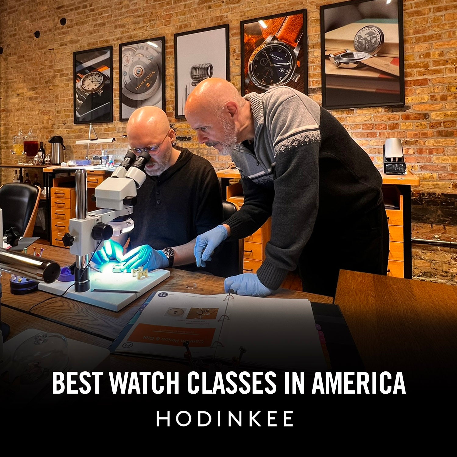 First Hand: A Watchmaking Workshop by Hampden